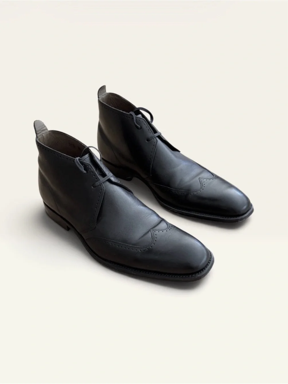 Vintage Grenson 5115 Black Leather Ankle Boots UK 7.5 F